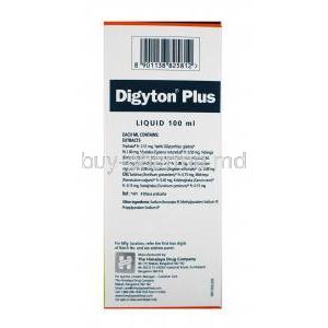 Digyton Plus Liquid for Dogs and Cats ingredients