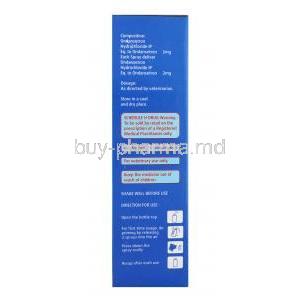 Emepet Oral Spray for Pets composition, direction for use