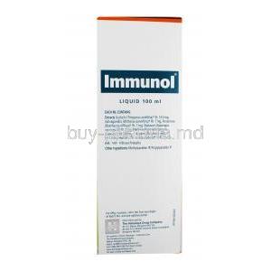 Immunol Liquid for Dogs and Cats composition