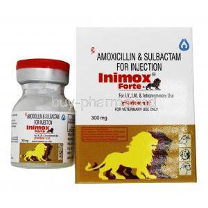Inimox Forte Injection for Animals, Amoxicillin/ Sulbactam