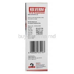 Kilverm Oral Suspension for Dogs, manufacturer