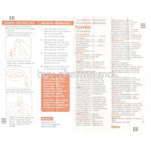 Flomist, Generic Flonase, Spray Fluticasone Propionate Nasal Spray information sheet 2