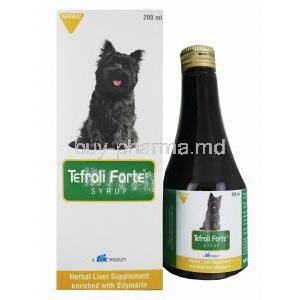 Tefroli Forte Syrup Herbal Liver Supplement for Dogs