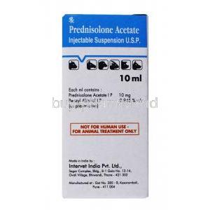 PREDNISOLONE, Prednizone 10mg, Suspension 10ml, Box information, Manufacturer