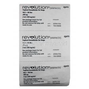 REVOLUTION for Dog, Selamectin 120mgper ml X 2ml, Topical Solution,sheet information