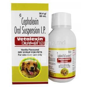 Vetalexin Dry Syrup (Vanilla Flavoured)