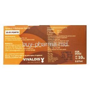 VI-FI Forte, Fipronil and S-Methoprene, Up to 10kg manufacturer