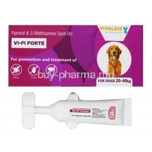 VI-FI Forte, Fipronil and S-Methoprene, 20-40kg box and spot on