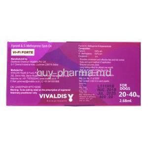 VI-FI Forte, Fipronil and S-Methoprene, 20-40kg manufacturer