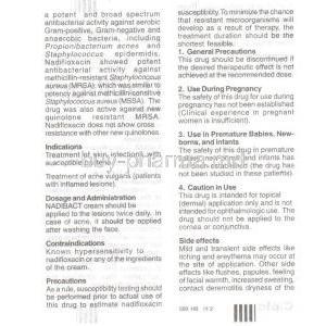 Nadibact, Nadifloxacin Cream Information Sheet 2