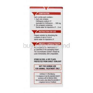 Wocef- 0.5 Injection instruction for use, dosage