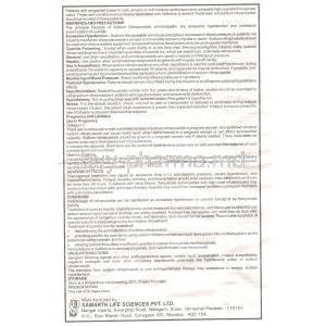 Nipress, Generic Nitropress, Sodium Nitroprusside Information Sheet 2