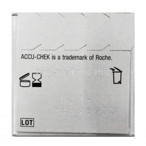 Accu-Chek Active Test Strip box bottum