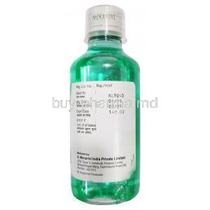 Piclin oral solution, Sodium Picosulfate, 150ml 5mg/5ml, bottle back presentation with information