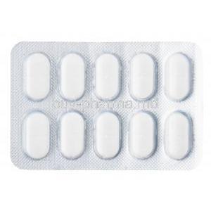 Glucored Forte, Glibenclamide/ Metformin, 5mg/500mg 10 x 10 tablets, blister pack front presentation