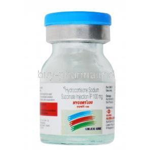 Hycort-100, Hydrocortisone Sodium Succinate Injection IP 100mg, Vial presentation