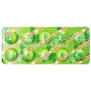 Dompan Forte, Domperidone 15mg/ Pantoprazole 40mg, blister pack front presentation.