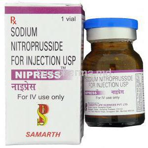 Nipress, Generic Nitropress, Sodium Nitroprusside Injection