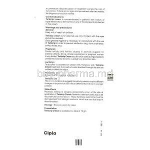 Terbicip, Generic Lamisil, Terbinafine HCl 1% Information Sheet 2