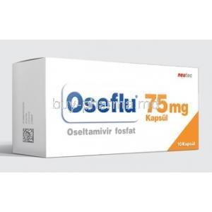 Oseflu, Oseltamivir 75mg box
