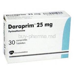 Daraprim GSK, Pyrimethamine 25mg box