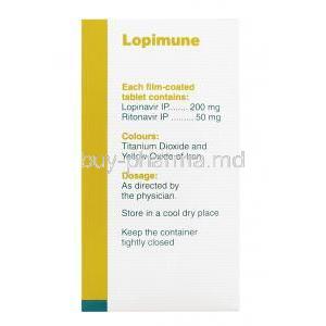 Lopimune, Ritonavir and Lopinavir composition