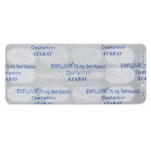 Enfluvir Oseltamivir 75mg capsule back