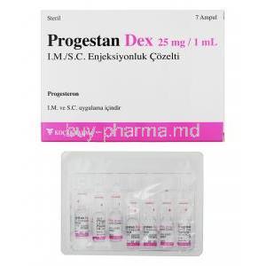 Progestan Dex, Progesterone Injection