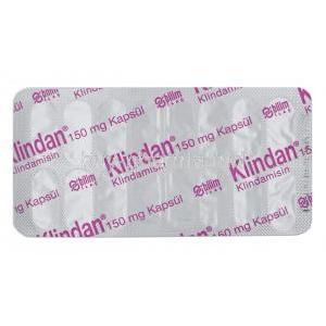 Klindan, Clindamycin 150mg capsule back