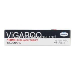 Vigaroo, Sildenafil 100mg box side