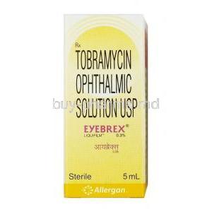 Eyebrex Eye Drops, Tobramycin box front
