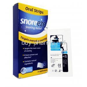 Snoreeze Oral Strips, 14 x Oral Strips, Box, instruction for use