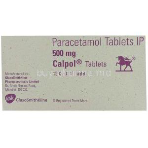 Calpol,  Paracetamol  500 Mg Box