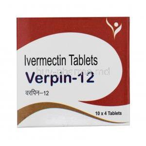 Verpin, Ivermectin 12mg box