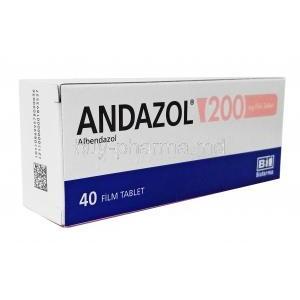 ANDAZOL (NE) 200mg 40Tab box