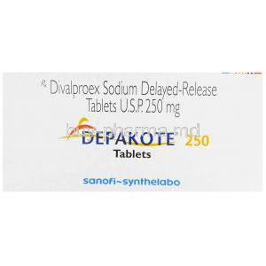 Depakote Delayed Release Tablet box
