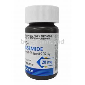 Apo-Frusemide (GB) 20mg 100Tab bottle side