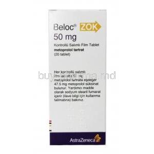 BELOC ZOK (NE) 50MG 20Tab box front