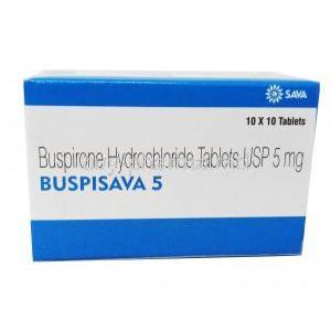 BUSPISAVA 5mg 100 Tab box front