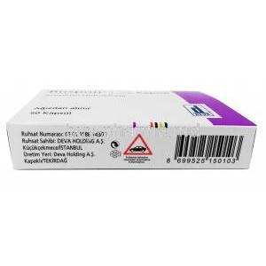 BUSPON (NE) 5mg 50Cap box bottum