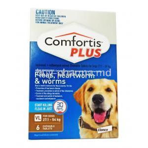 Comfortis Plus Chewable, Spinosad/ Milbemycin