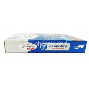 COMFORTIS Plus Chewable (27.1 to 54kg) 1620mg + 27mg 3 Tablets3 box side