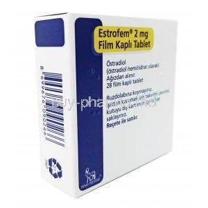 ESTROFEM (NE) 2mg 28 Tab box