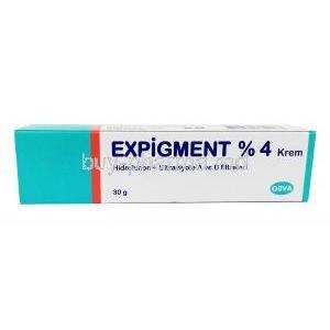 EXPIGMENT Cream (NE) 4% 30gm box front