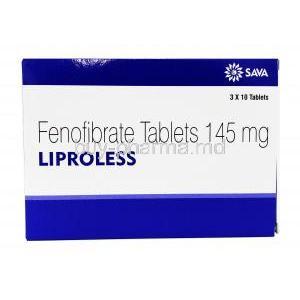 LIPROLESS 145MG 30 Tab, Box front view