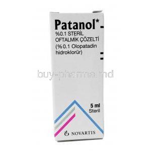 PATANOL Eye Drop (NE) 0.1% 5ml,  Box front view