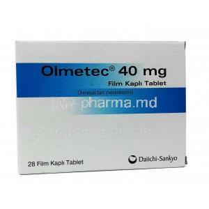 OLMETEC (NE) 40 MG 28 Tab, Front view