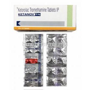 Ketanov, Ketorolac 10mg box and tablet