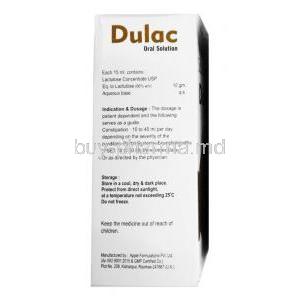 Dulac, Lactulose Solution 100ml composition
