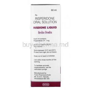 Risdone Liquid, Risperidone 60ml composition